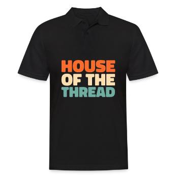 Sewing Sewing Machine - Men's Polo Shirt - black - Front - Kai (181cm)