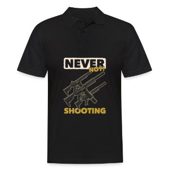 L’airsoft - Polo Homme - noir - Devant - Kai (181cm)