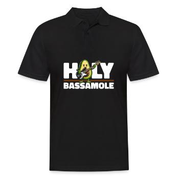 Bassist Bass Gitarre Basser - Männer Poloshirt - Schwarz - Vorne - Kai (181cm)