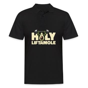 Powerlifting Powerlifter Avocat Holy Liftamole - Polo Homme - noir - Devant - Kai (181cm)