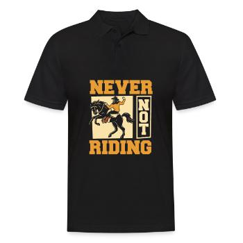 Cowboy de rodéo - Polo Homme - noir - Devant - Kai (181cm)