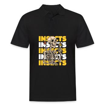 Entomology Entomologist Insect - Men's Polo Shirt - black - Front - Kai (181cm)