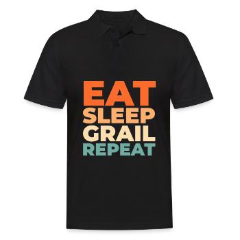 Baskets Gral Eat Sleep Repeat - Polo Homme - noir - Devant - Kai (181cm)