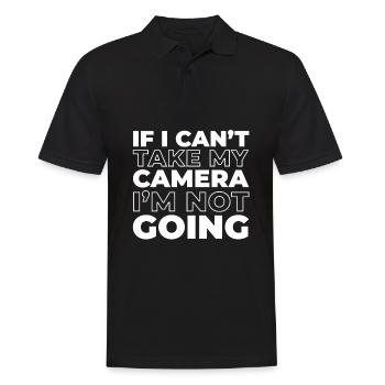 Photographer Photography Camera - Men's Polo Shirt - black - Front - Kai (181cm)