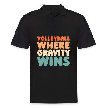 Volley-ball Volley-ball - Polo Homme - noir - Devant - Kai (181cm)