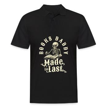 Livre Rat de bibliothèque Squelette de rat de bibliothèque - Polo Homme - noir - Devant - Kai (181cm)
