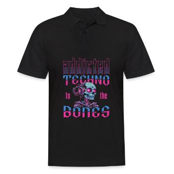 Techno Raver - Polo Homme - noir - Devant - Kai (181cm)