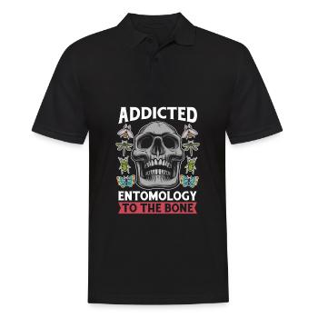 Entomologie Entomologe Insekt Schädel - Männer Poloshirt - Schwarz - Vorne - Kai (181cm)