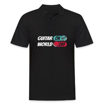 Guitare électrique Guitare électrique Guitare sur World Off - Polo Homme - noir - Devant - Kai (181cm)