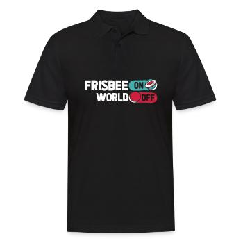 Frisbee Frisbee sur World Off - Polo Homme - noir - Devant - Kai (181cm)