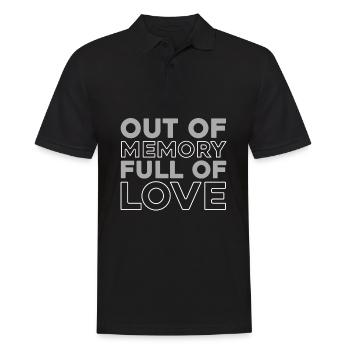 Alzheimer Drôle Sensibilisation à la maladie d’Alzheimer - Polo Homme - noir - Devant - Kai (181cm)