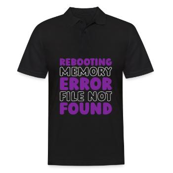 Alzheimer Drôle Sensibilisation à la maladie d’Alzheimer - Polo Homme - noir - Devant - Kai (181cm)