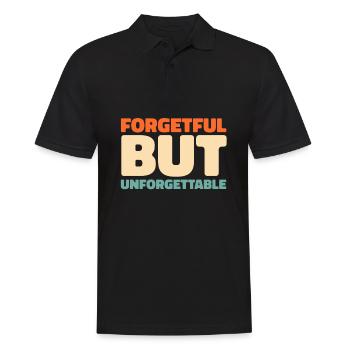 Alzheimer Drôle Sensibilisation à la maladie d’Alzheimer - Polo Homme - noir - Devant - Kai (181cm)