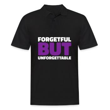 Alzheimer Drôle Sensibilisation à la maladie d’Alzheimer - Polo Homme - noir - Devant - Kai (181cm)