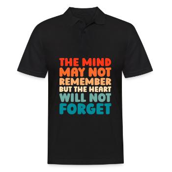 Alzheimer Soutien à la maladie d’Alzheimer - Polo Homme - noir - Devant - Kai (181cm)
