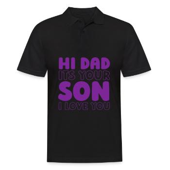 Alzheimer Son Alzheimers Support - Männer Poloshirt - Schwarz - Vorne - Kai (181cm)