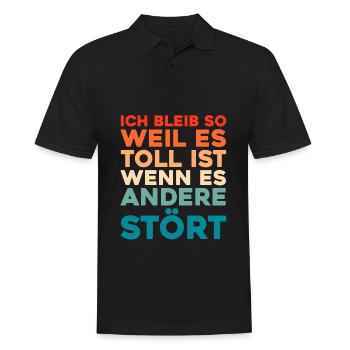 Humour noir - Polo Homme - noir - Devant - Kai (181cm)