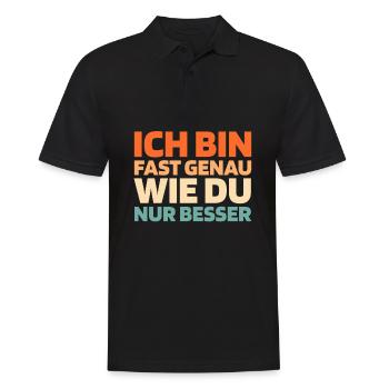 Humour noir - Polo Homme - noir - Devant - Kai (181cm)