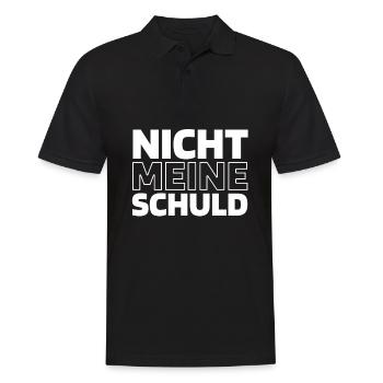 L’humour noir n’est pas de ma faute - Polo Homme - noir - Devant - Kai (181cm)