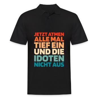Humour noir - Polo Homme - noir - Devant - Kai (181cm)