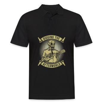 Ukulélé Squelette - Polo Homme - noir - Devant - Kai (181cm)