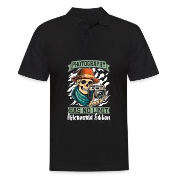 Photographer Photography Camera - Men's Polo Shirt - black - Front - Kai (181cm)