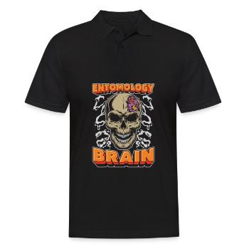 Entomologie Entomologe Insekt Schädel - Männer Poloshirt - Schwarz - Vorne - Kai (181cm)
