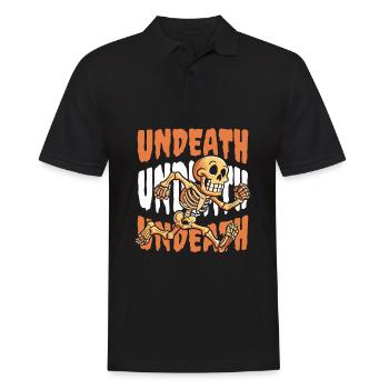 Coureur Jogger Coureur Courir Squelette Undeath - Polo Homme - noir - Devant - Kai (181cm)