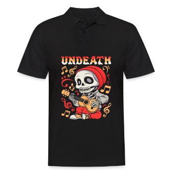 Ukulélé Squelette Undeath - Polo Homme - noir - Devant - Kai (181cm)