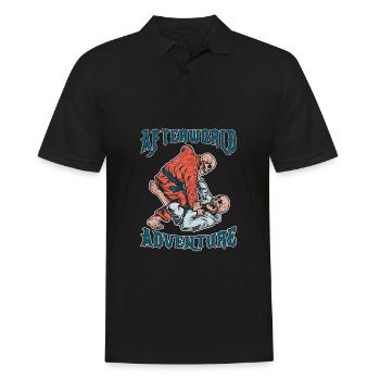 Judoka Afterworld Adventure - Men's Polo Shirt - black - Front - Kai (181cm)