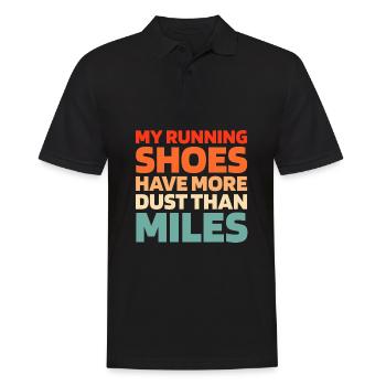 Schwarzer Humor Funny Quote Saying - Männer Poloshirt - Schwarz - Vorne - Kai (181cm)