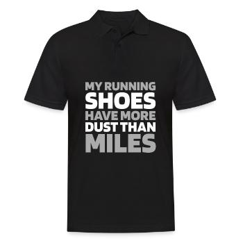 Schwarzer Humor Funny Quote Saying - Männer Poloshirt - Schwarz - Vorne - Kai (181cm)