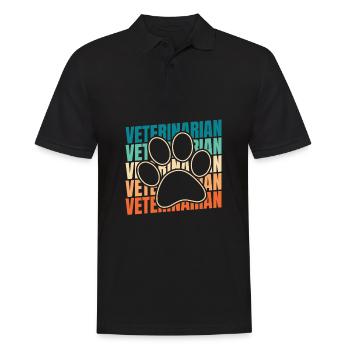 Vétérinaire Vétérinaire - Polo Homme - noir - Devant - Kai (181cm)
