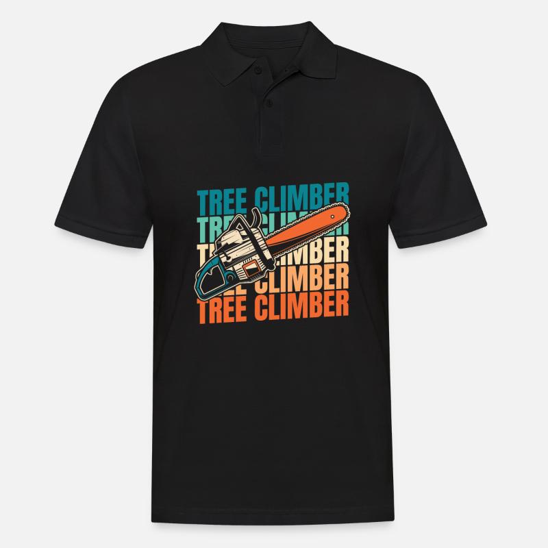 Baumpfleger Baumkletterer Arborist - Men's Polo Shirt - black
