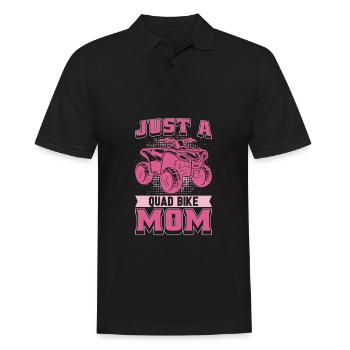 Quad Bike Mutter Just A Quad Bike Mom - Polo Homme - noir - Devant - Kai (181cm)