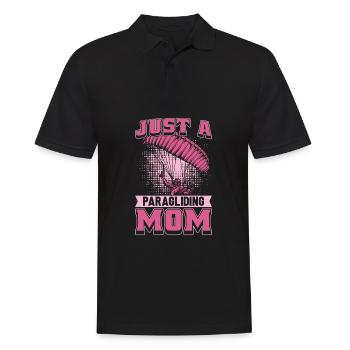 Paragliding Paragliding Mother - Men's Polo Shirt - black - Front - Kai (181cm)