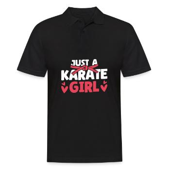 Karaté juste une fille de karaté - Polo Homme - noir - Devant - Kai (181cm)