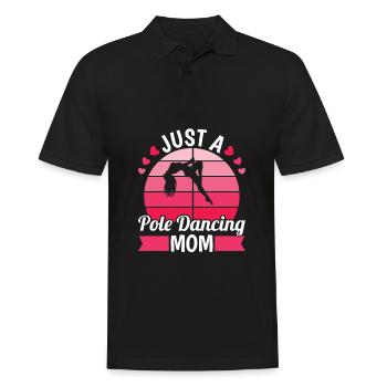 Pole Dancing Mutter Juste une maman de pole dance - Polo Homme - noir - Devant - Kai (181cm)
