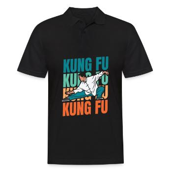 Kung-fu - Polo Homme - noir - Devant - Kai (181cm)