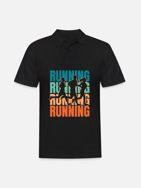 Xc Runner Cross Country Running - Men's Polo Shirt - black