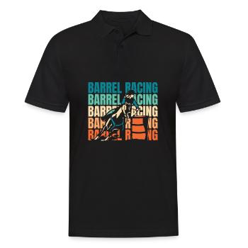 Courses de barils Équitation western Courses de barils - Polo Homme - noir - Devant - Kai (181cm)