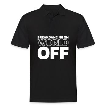 Breakdance Breakdancer Breakdancing - Männer Poloshirt - Schwarz - Vorne - Kai (181cm)