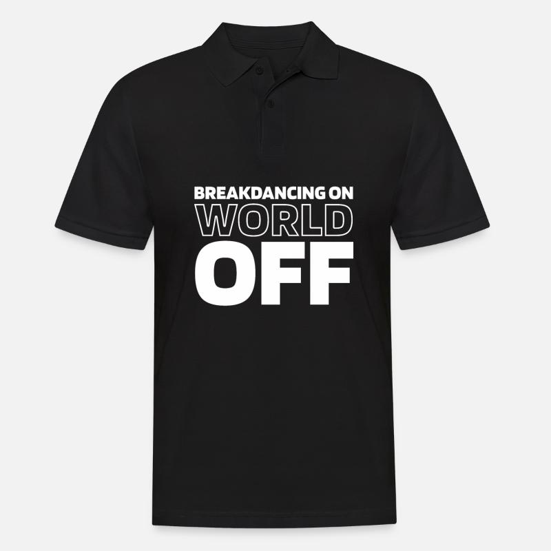 Breakdance Breakdancer Breakdancing - Men's Polo Shirt - black