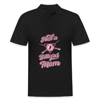 Billard Just A Billiard Mom - Polo Homme - noir - Devant - Kai (181cm)