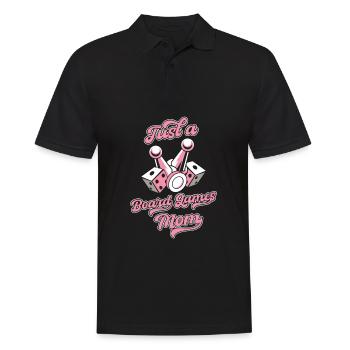Board Game Board Game - Men's Polo Shirt - black - Front - Kai (181cm)