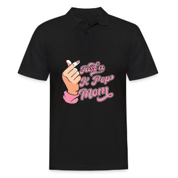K Pop Kpop Pop Coréenne Juste une maman Kpop - Polo Homme - noir - Devant - Kai (181cm)