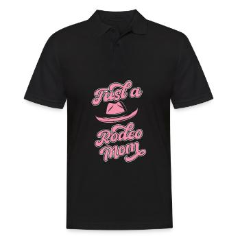 Rodeo Bull Riding Just A Rodeo Mom - Polo Homme - noir - Devant - Kai (181cm)