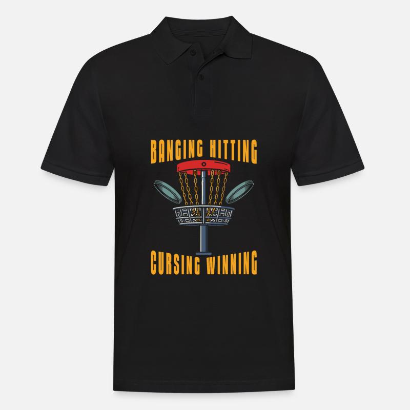 Frisbee Golf Disc Golf - Polo Homme - noir
