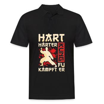 Kung-fu - Polo Homme - noir - Devant - Kai (181cm)