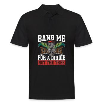 Frisbee Golf Disc Golf - Men's Polo Shirt - black - Front - Kai (181cm)
